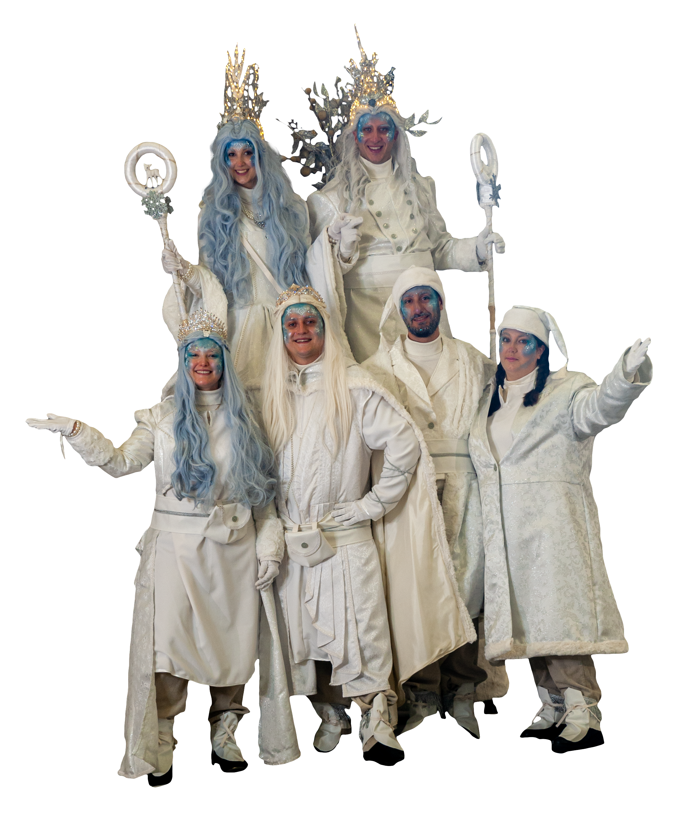 Photo du "Peuple des neiges" version shooting