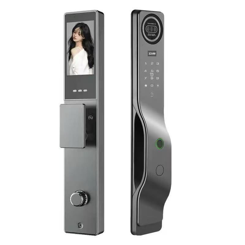מנעול חכם לדלת עם מצלמה אלקטרון דגם איקס פלוס עם זיהוי פנים