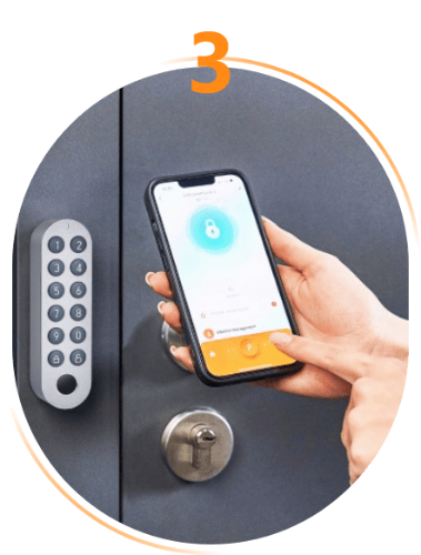 תמונה ממוזערת: מנעול חכם לדלת לוק אין – Lockin G30עם אפליקציה, קוד וטביעת אצבע