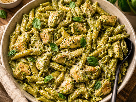 Simple Chicken Pesto Pasta Recipe