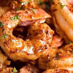Pan Grilled Takamakka Prawns