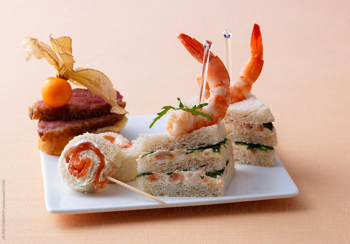 Arranged Food and Objects