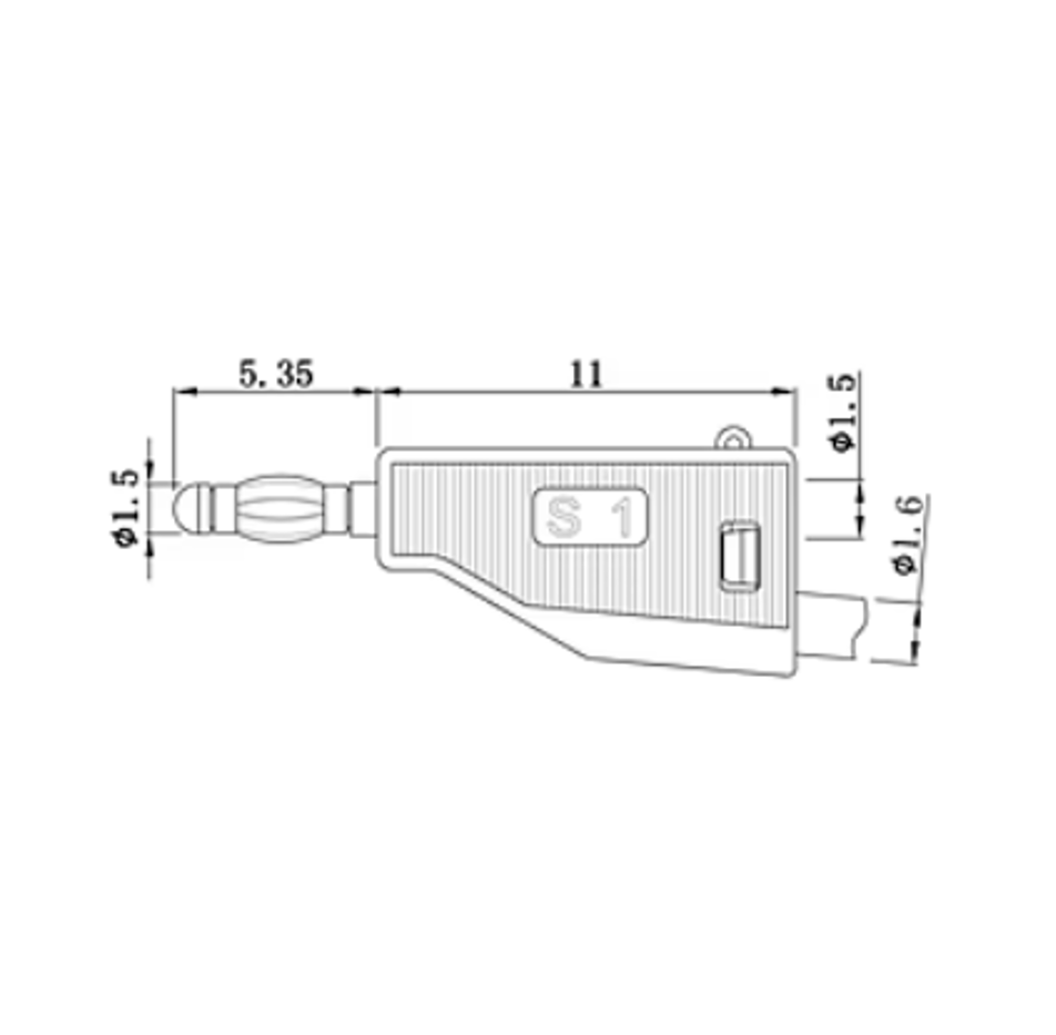サムネイル： スタック可能バナナプラグ 1.5mm S1