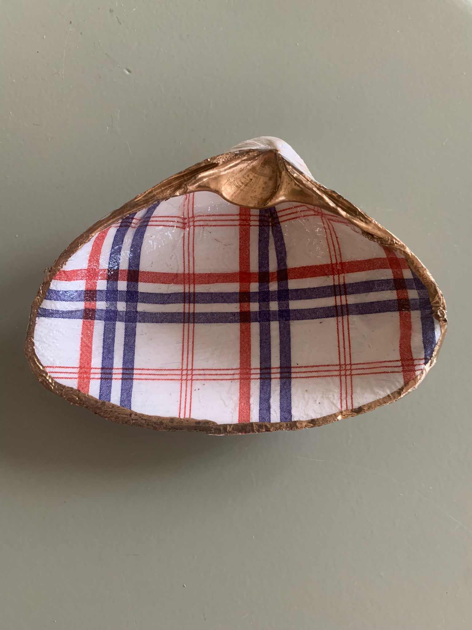 Summer Plaid Shell