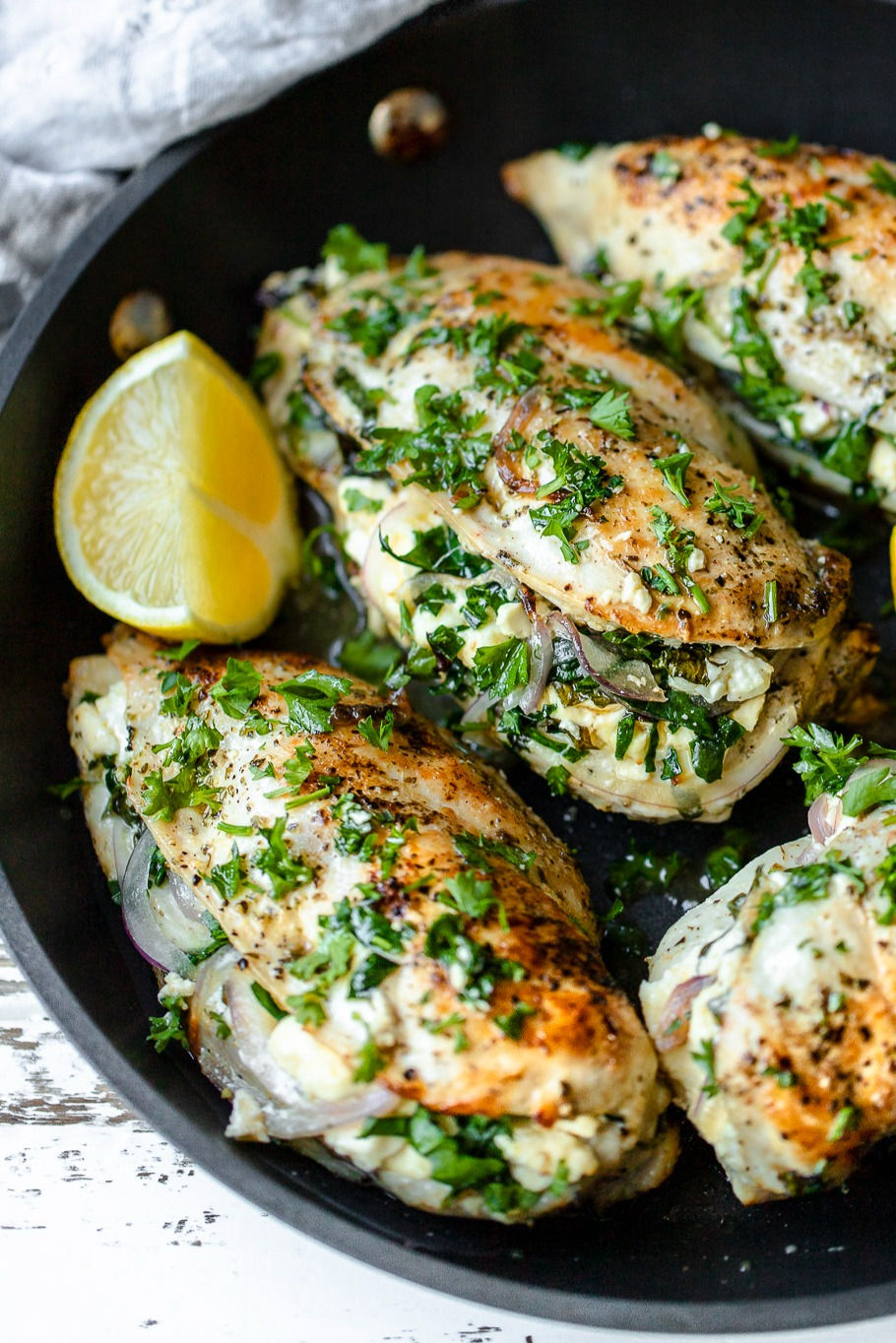 Stuffed Chicken with Spinach and Feta
