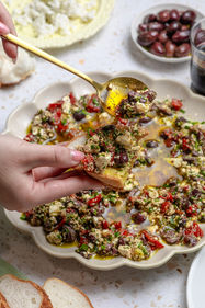 Greek Salad Bread Dipping Oil