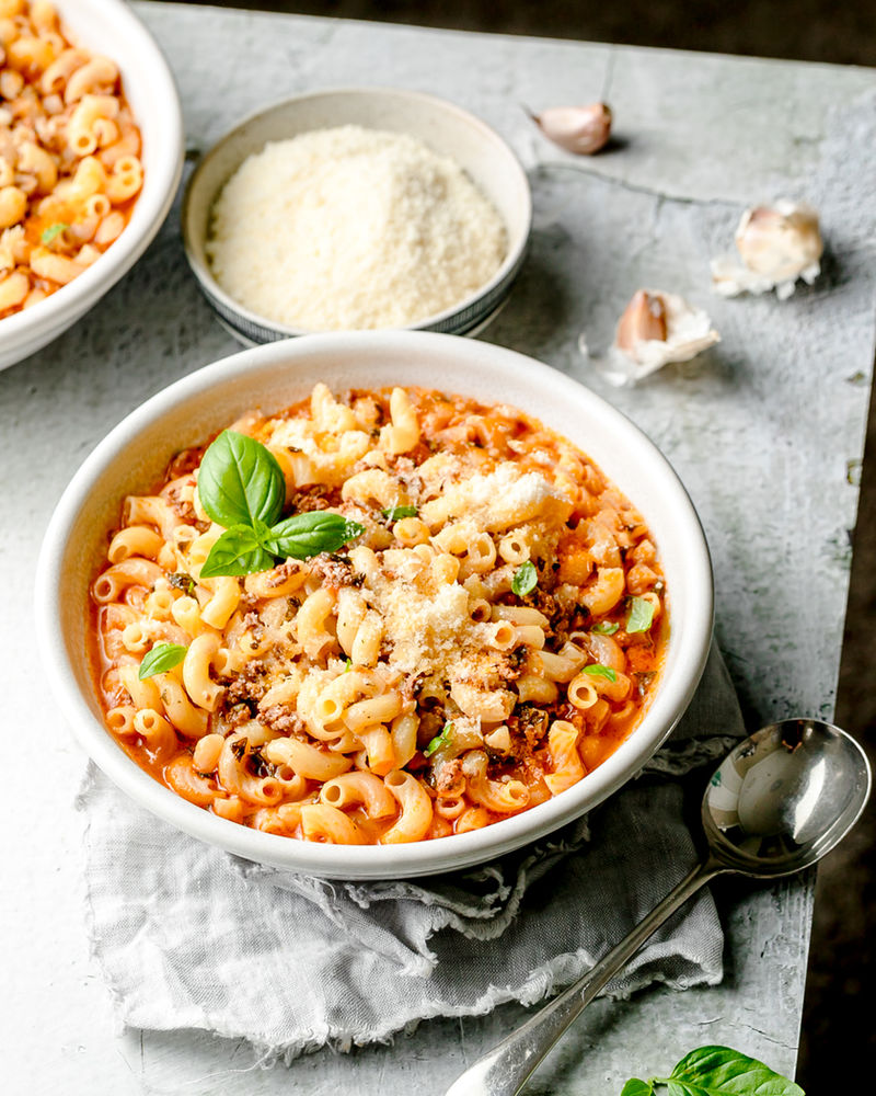 Bolognese Pasta Soup