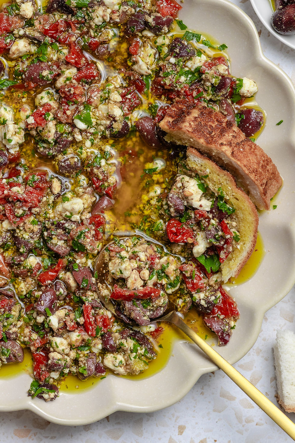 Greek Salad Bread Dipping Oil