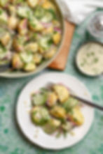 Potato and Cucumber Salad with Creamy Dill Dressing