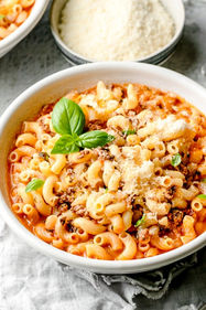 Bolognese Pasta Soup