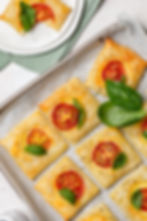 Cheese and Tomato Mini Tartlets, gluten-free