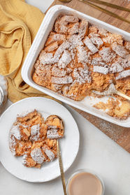 Bougatsa-Inspired Custard Bread Bake