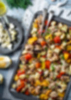Greek Chicken and Vegetables Tray Bake