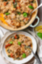 Creamy Tuscan Chicken and Rice (gluten-free)