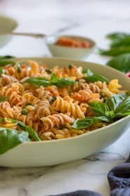 Tomato Pesto Pasta, gluten-free