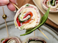 Antipasto No-Bake Pinwheels (Gluten-Free)