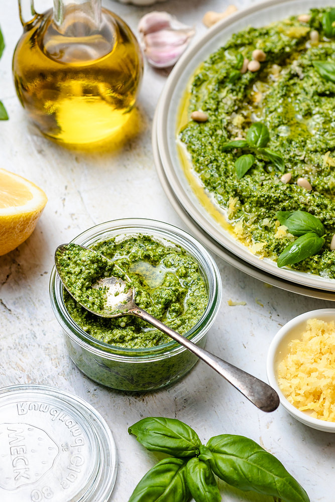 Dairy Free Basil Pesto Create Cook Share Australia