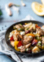 Greek Chicken and Vegetables Tray Bake