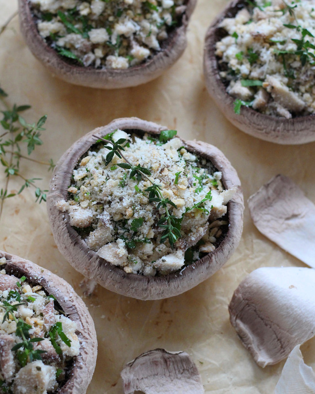 Herb Stuffed Mushrooms