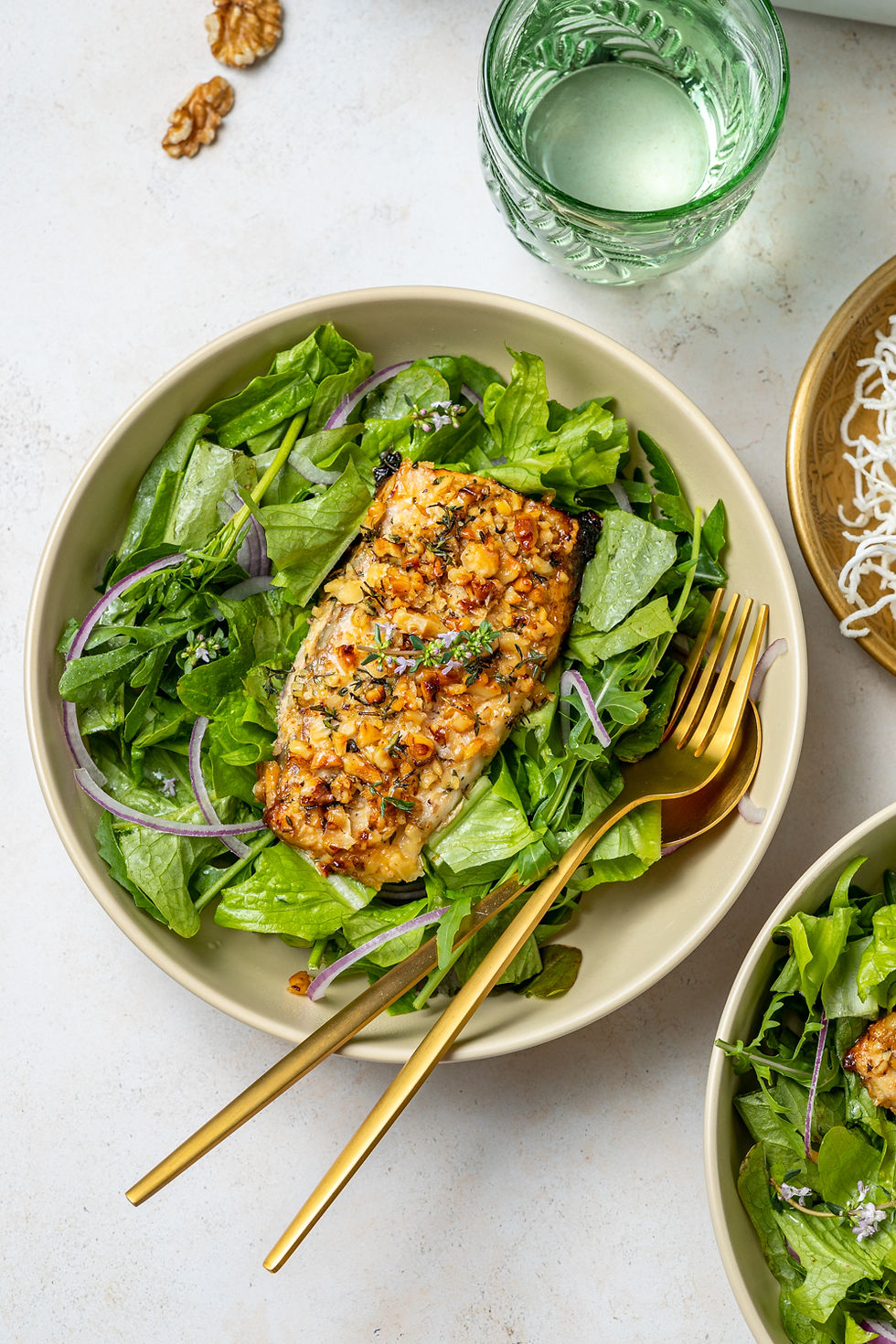 Honey and Walnut 'Baklava' Baked Fish, gluten-free