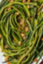 Snake Beans with Lemon Honey Dressing