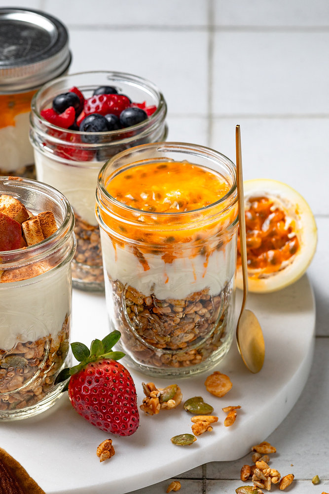 Layered Granola And Yoghurt Jars Gluten free Create Cook Share Layered Granola And Yoghurt Jars Gluten free Create Cook Share