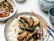Portobello Mushroom Steaks in Hoisin Sauce