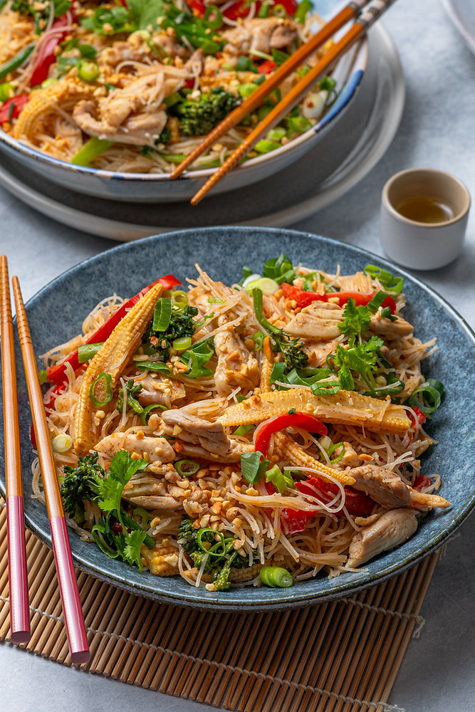 Creamy Chicken Curry Noodles, gluten-free| Create Cook Share | Australia