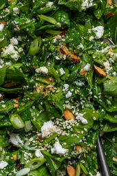 Spanakopita Salad (Spinach and Feta Salad)