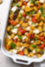 Crispy Tray Bake Gnocchi with Bocconcini, Gluten-Free
