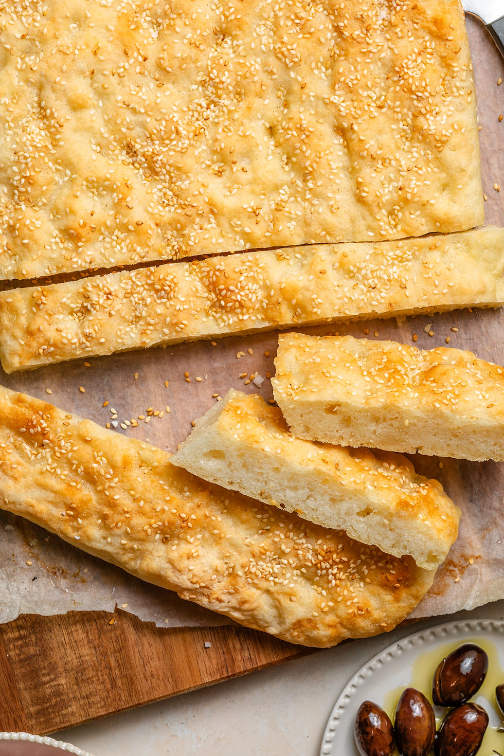 Traditional Greek Lagana Bread (Gluten-Free Recipe)