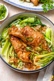 'Steamed' Fish in Oyster Sauce, gluten-free