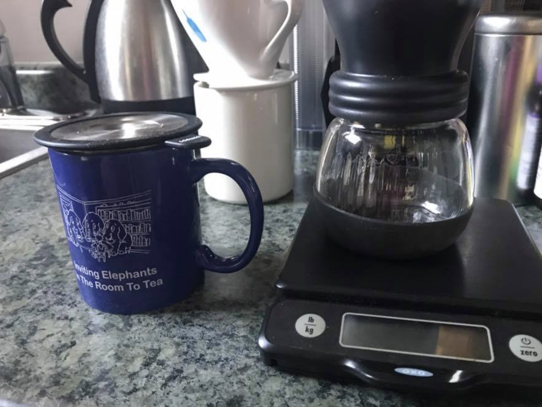 Mugs on vacation