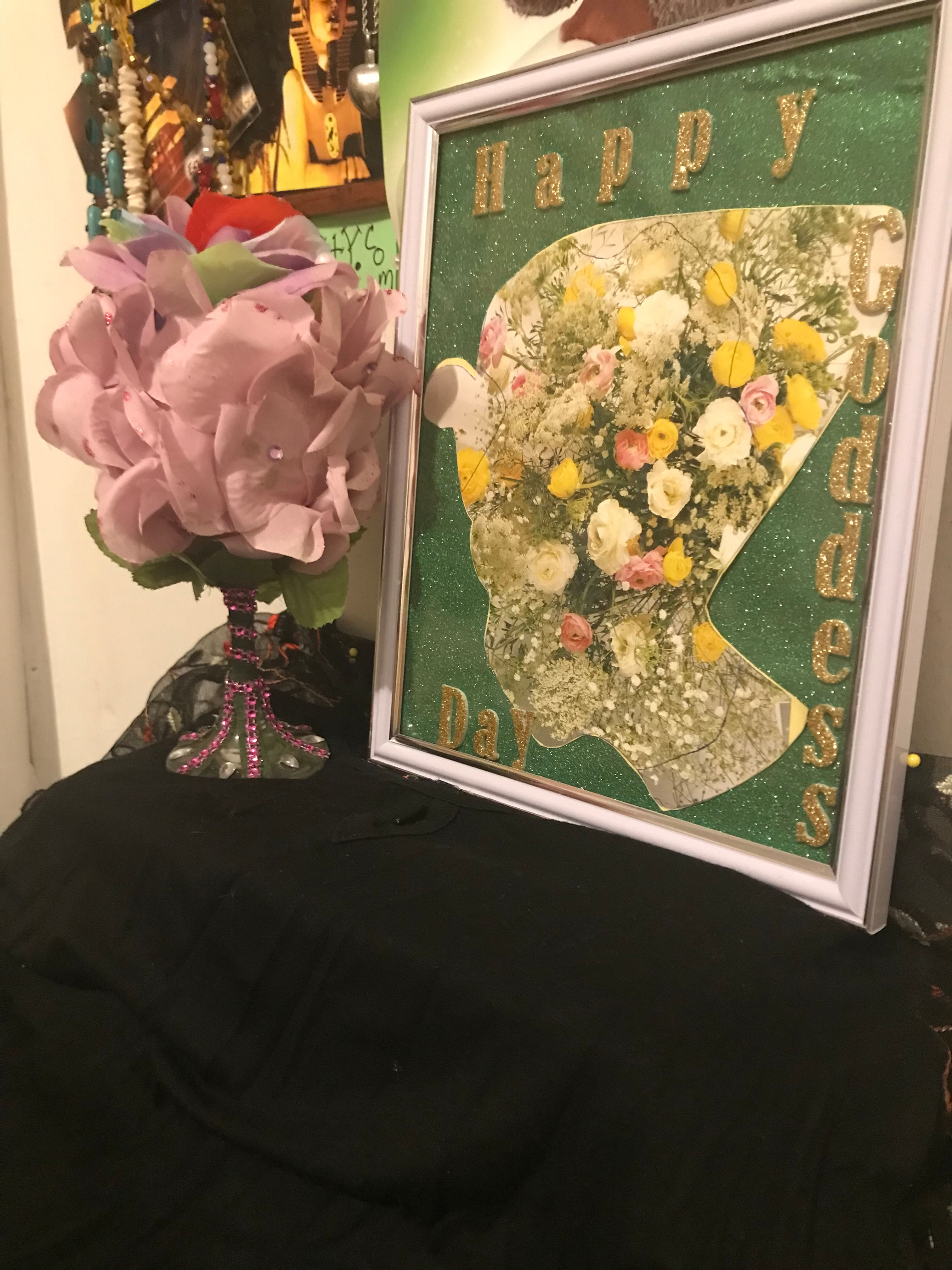 Happy Goddess Day Picture/Royal Flower