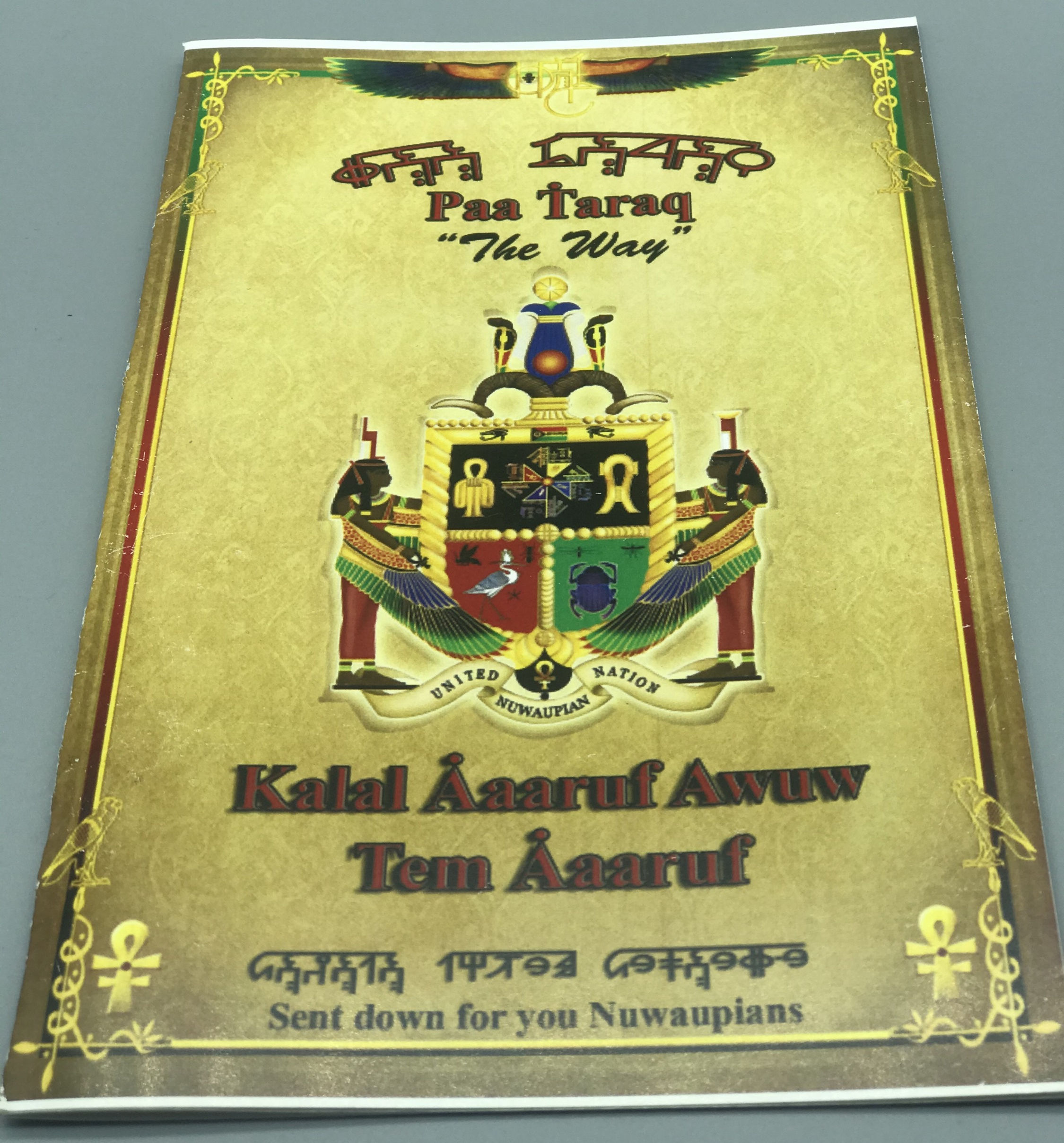 Paa Taraq Kalal A'aaruf Awuw Tem A'aaruf