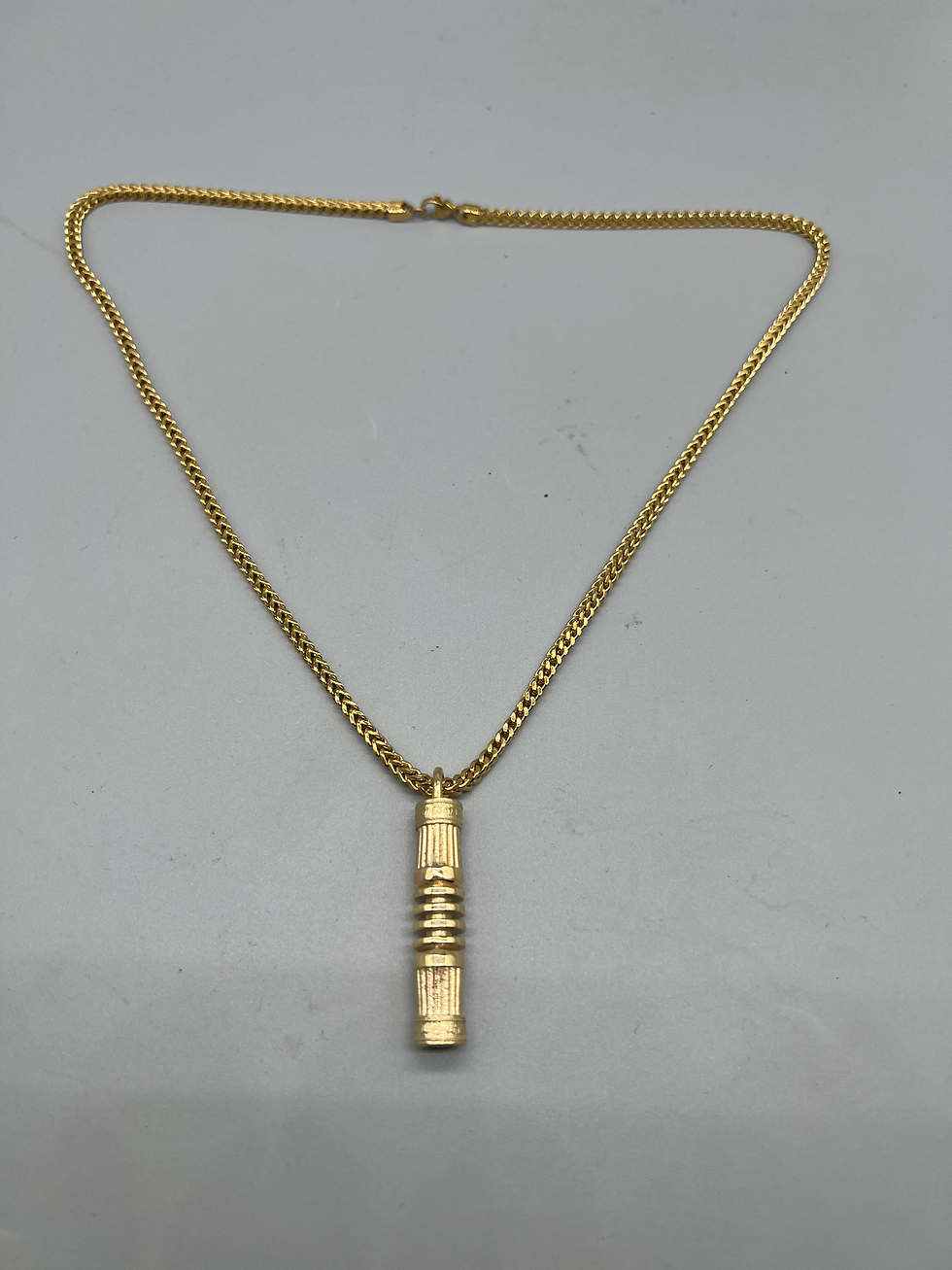 Thumbnail: Egyptian Nubian Djed Column pendant Brass 