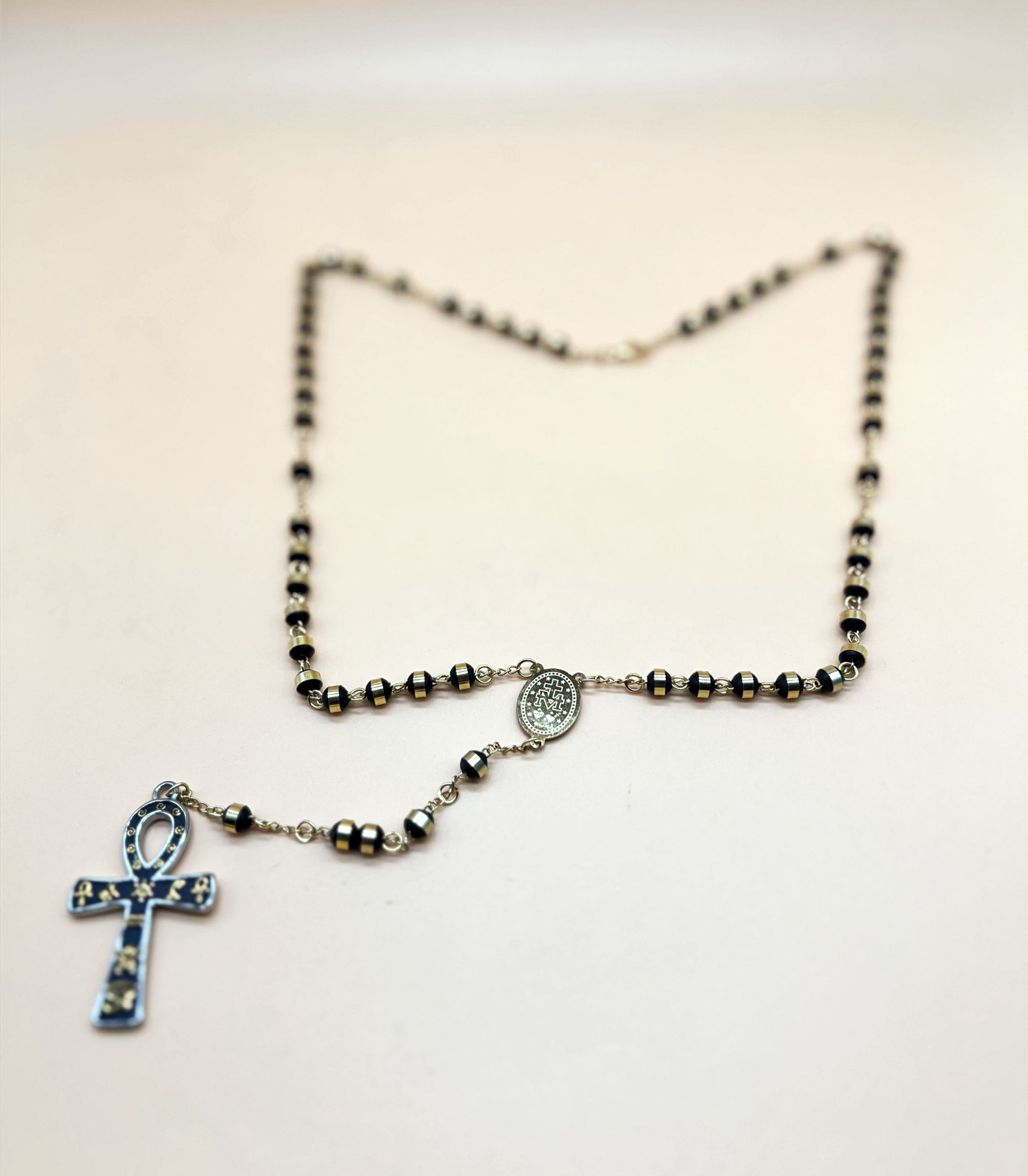 Egyptian Ankh Rosary Beads