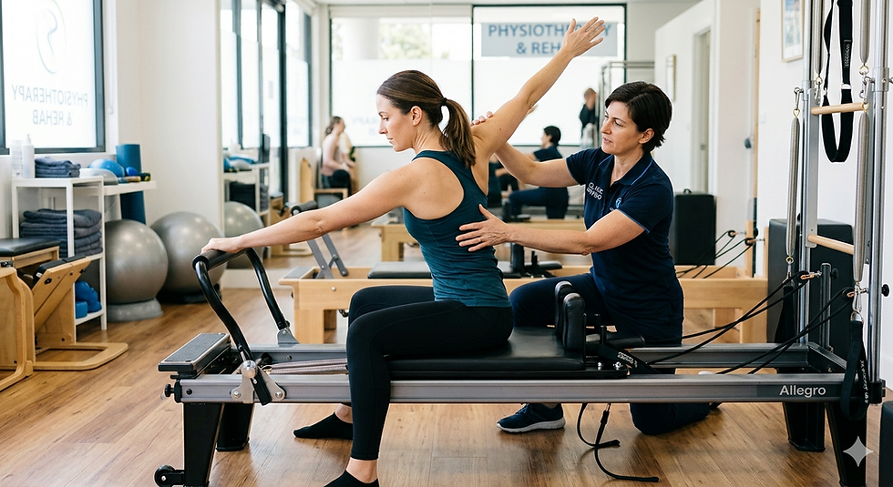 Clinical Pilates mobility training at Body Form.