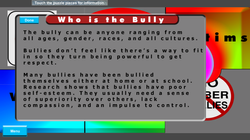 Bullying Section Information
