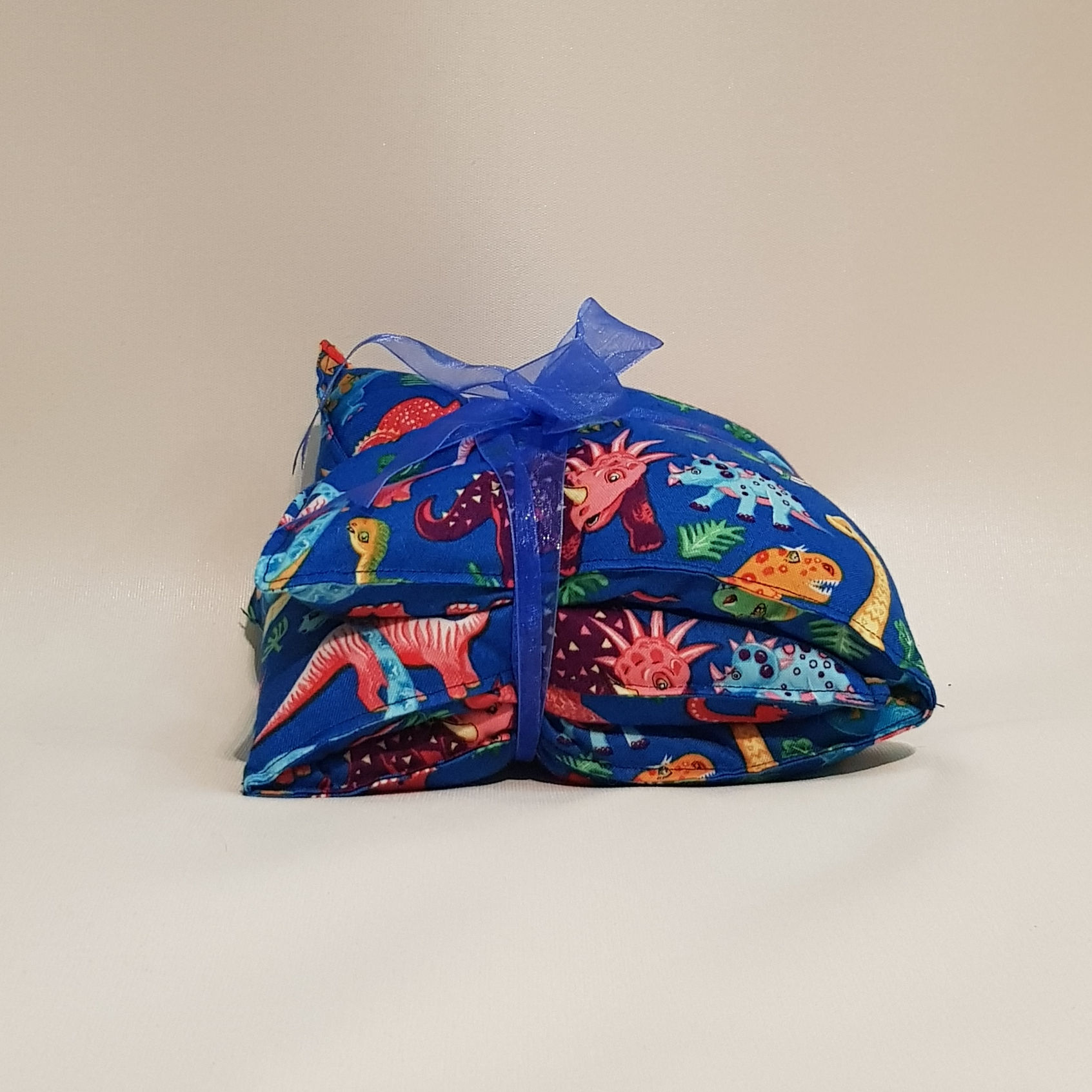 Wheatbag Blue Dinosaur