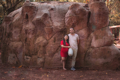 Book gestante ensaio fotográfico externo no Parque Vicentina Aranha em São José dos Campos-SP