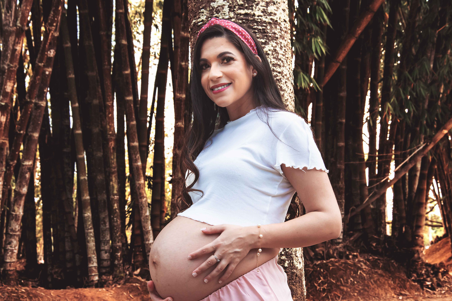 Book Gestante ensaio fotográfico externo em São José dos Campos-SP