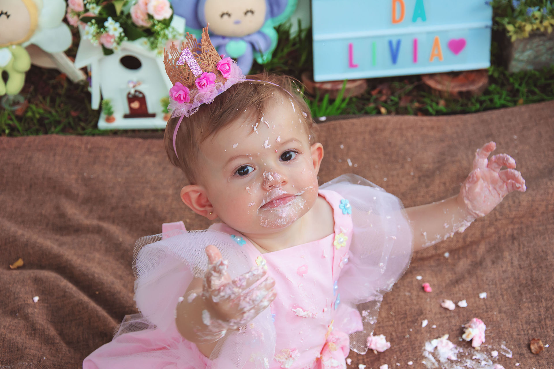 fotografo ensaio smash the cake em jacarei