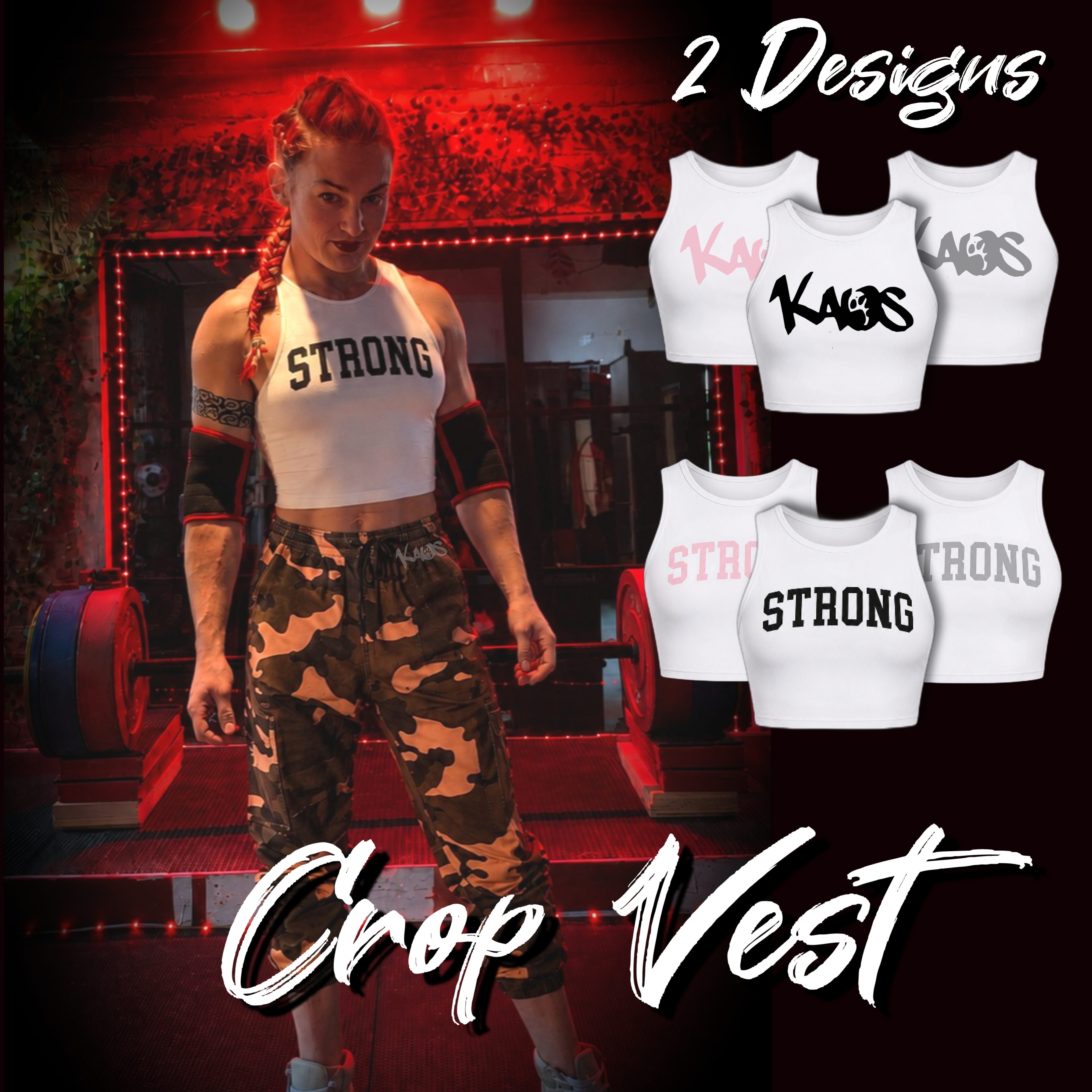 Kaos White Vest 