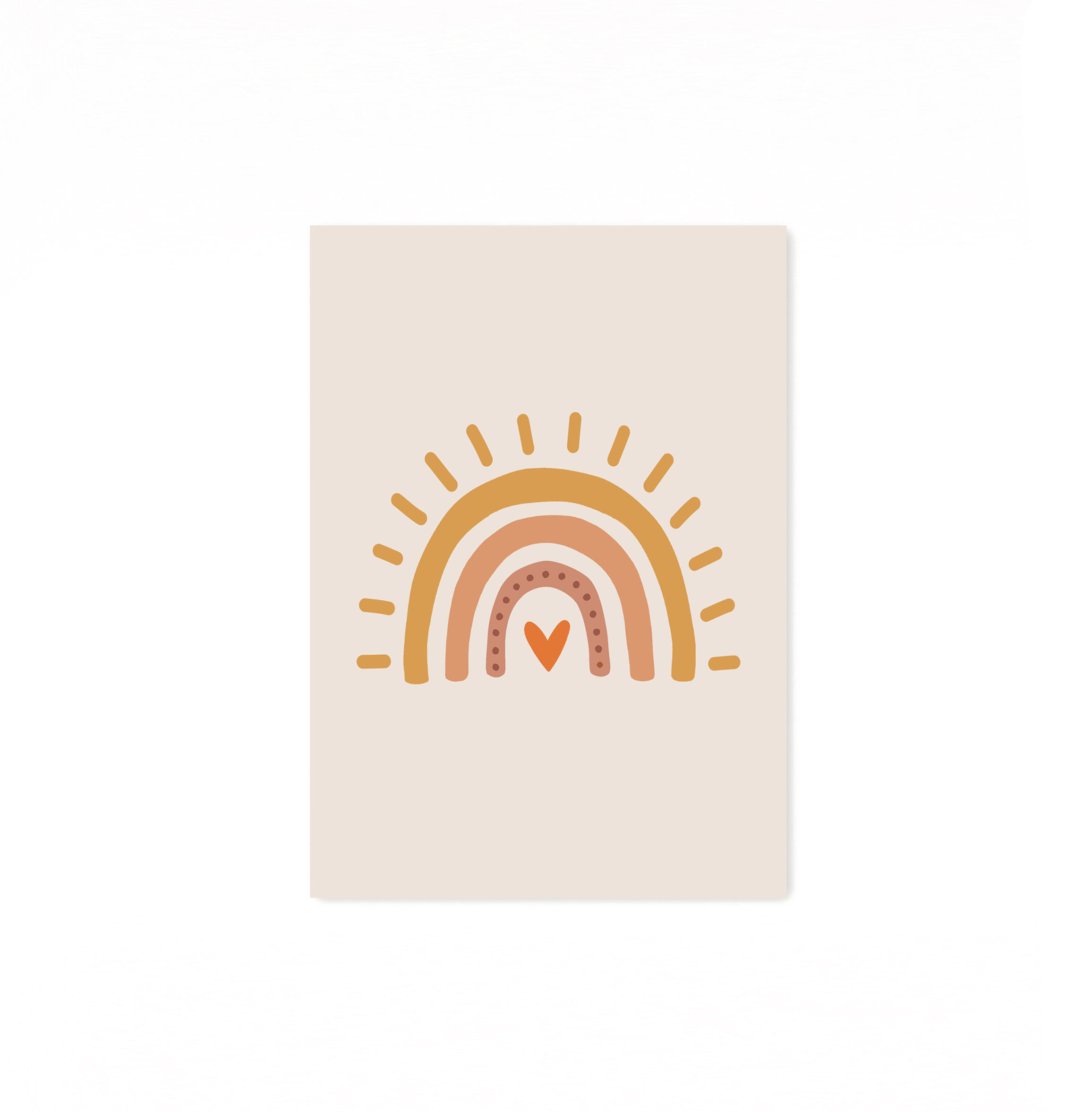 Postkarte Sunny Rainbow