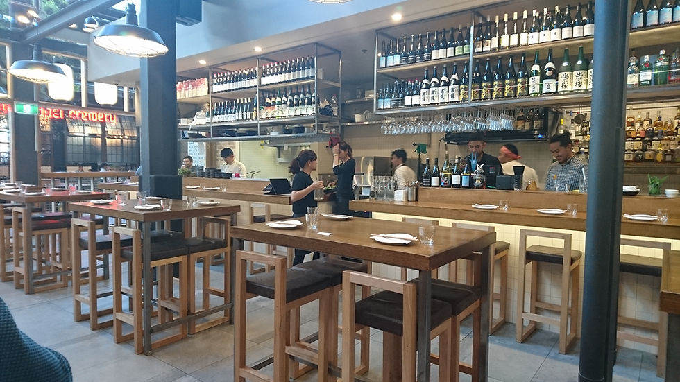 Interior bar and seating