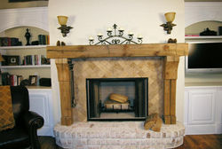 Rustic-Fireplace-Mantels-Wooden