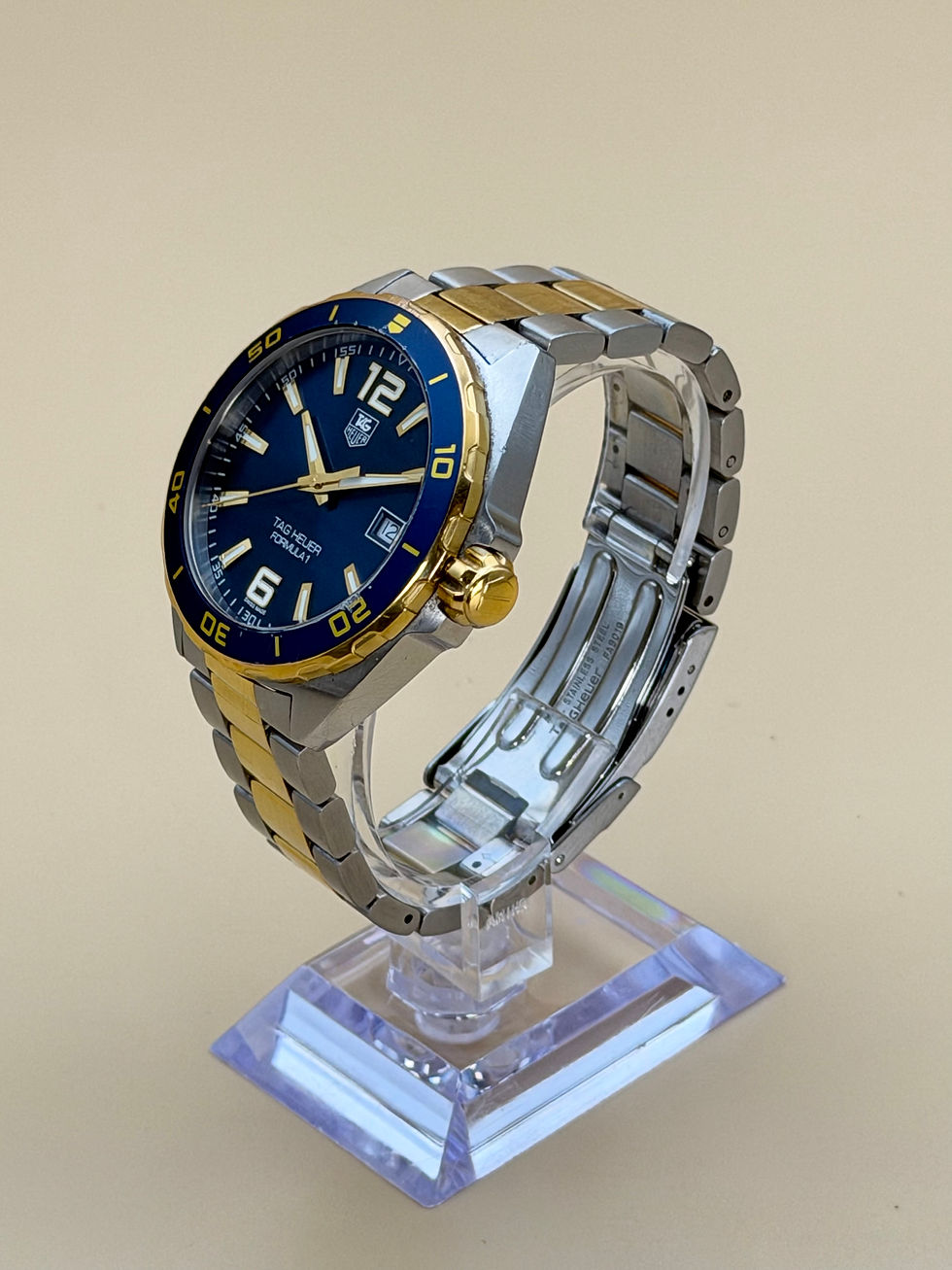 Thumbnail: TAG Heuer Formula 1 Blue Dial Bi-Metal
