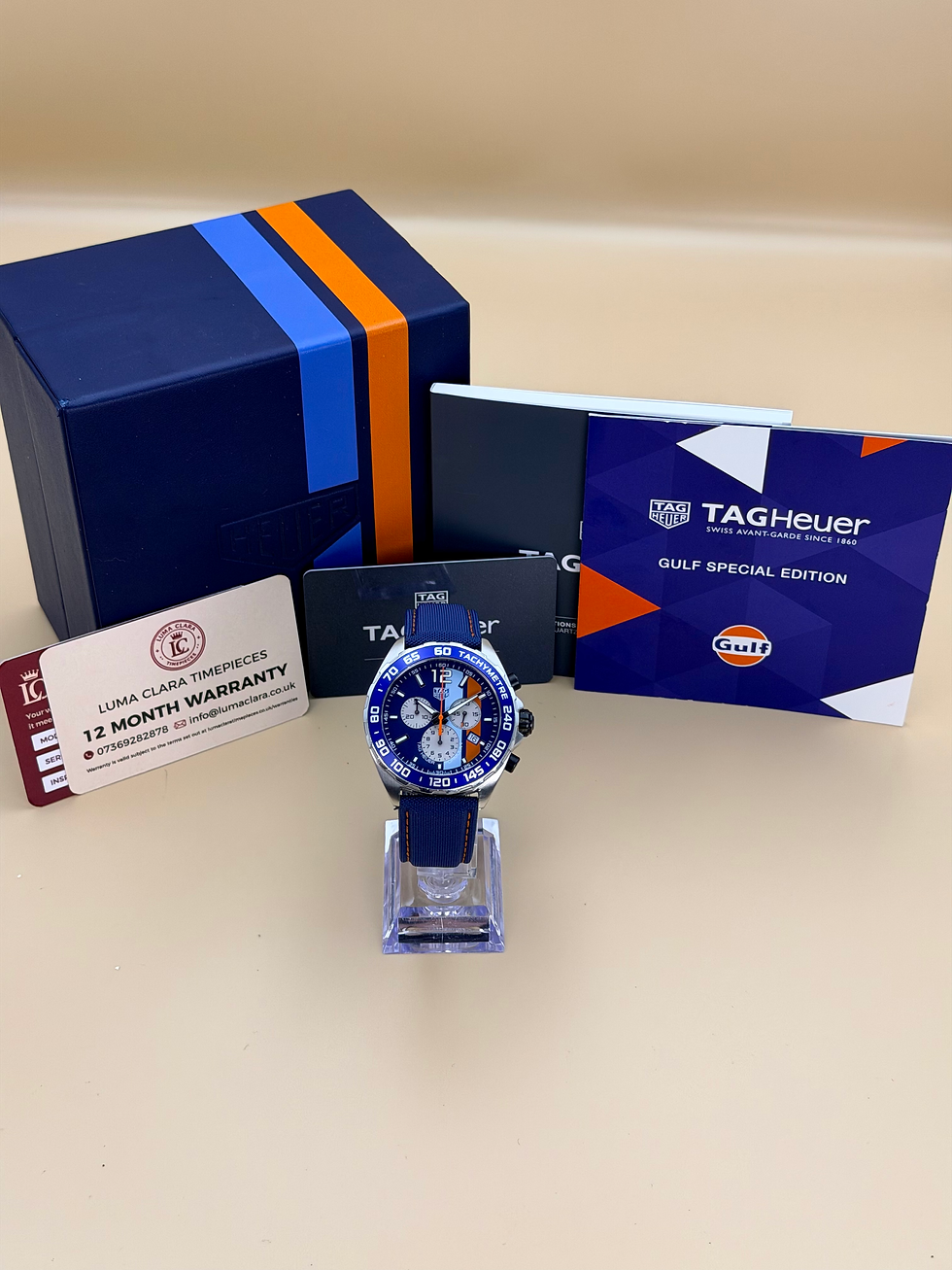 Thumbnail: TAG Heuer Formula 1 Gulf Special Edition Chronograph
