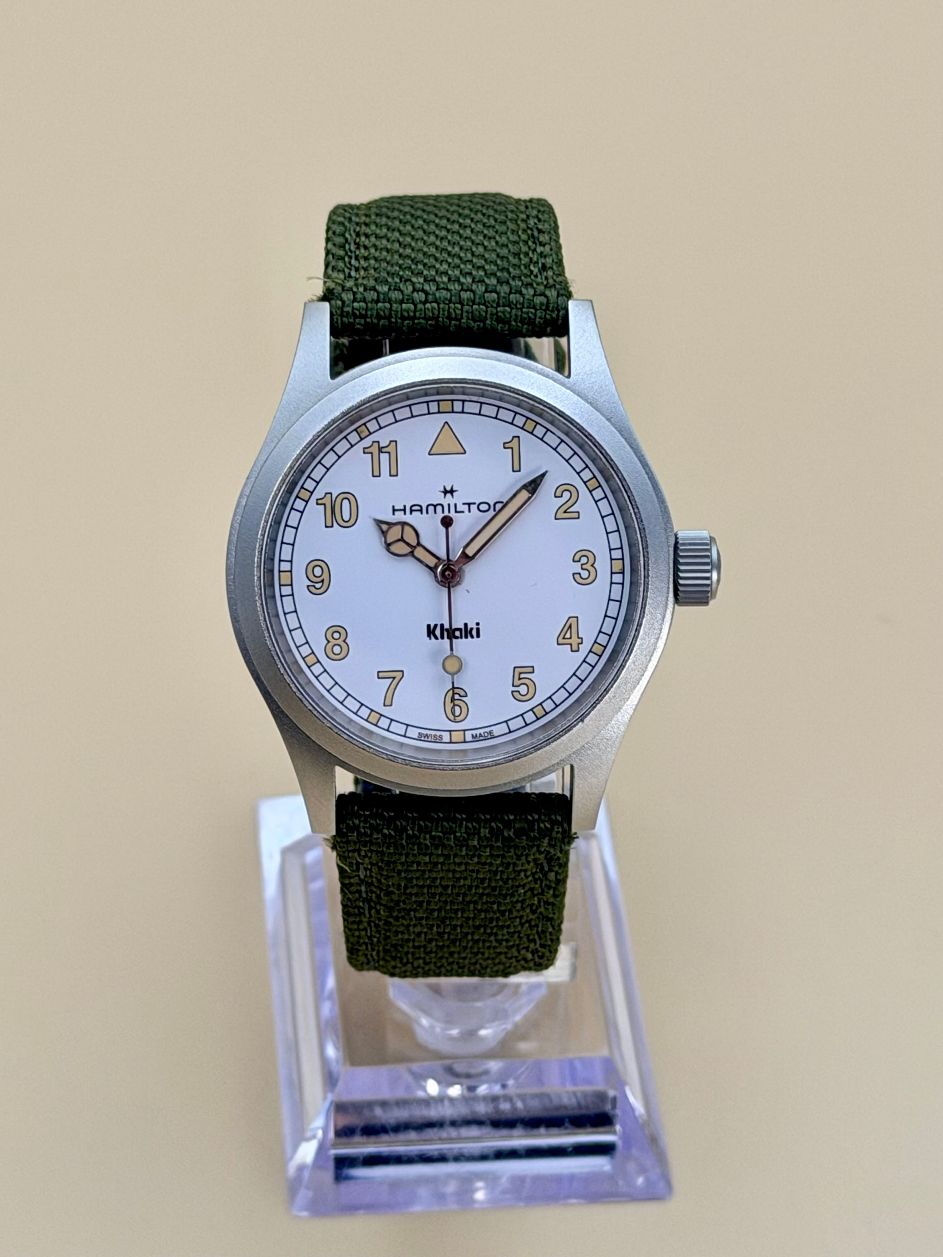 Hamilton Khaki Field Quartz 38mm White Dial